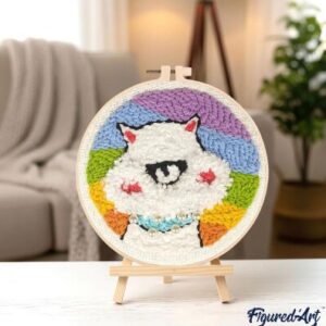 Punch Needle Kit Alpaca soffice