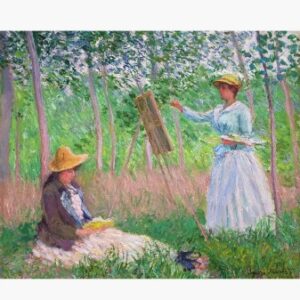 Ricamo a Punto Croce - Nel bosco a Giverny - Monet