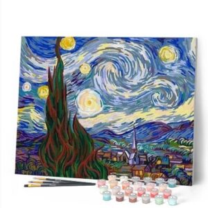 Dipingere con i numeri - Van Gogh Notte Stellata